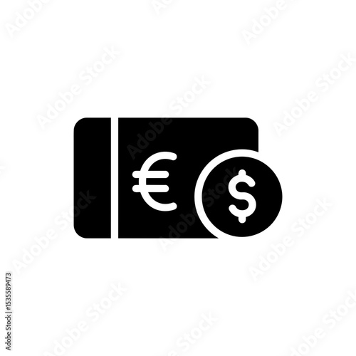 Digital gift card with currency symbol for monetary gift payments