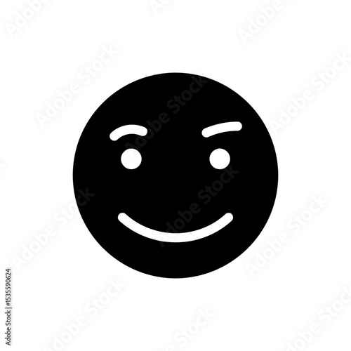 Person showing smirking face with tilted head expression