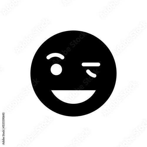 Silly smirk with sideways glance playful expression