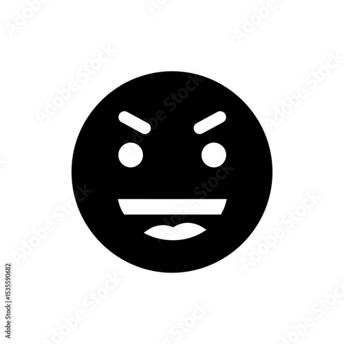 Sarcastic Laugh with Tilted Jaw Showing Mocking Humor