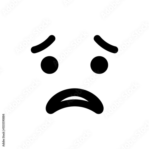 Person showing heartbroken expression with quivering mouth