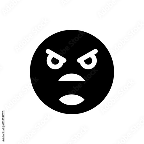 Person Showing Enraged Face with Open Mouth Growling Expression