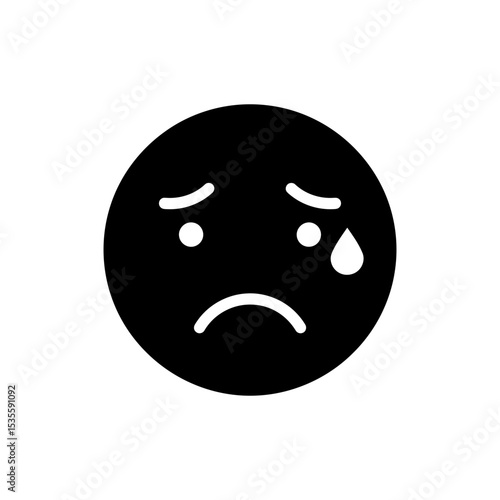 Person with Embarrassed Face and Sweat Drop Expression
