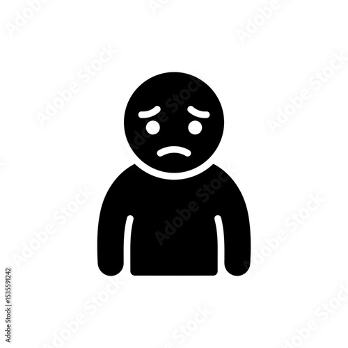 Person Showing Bashful Expression with Shy Eyes