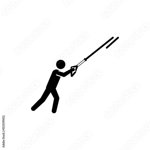 Person holding TRX straps performing suspension training workout