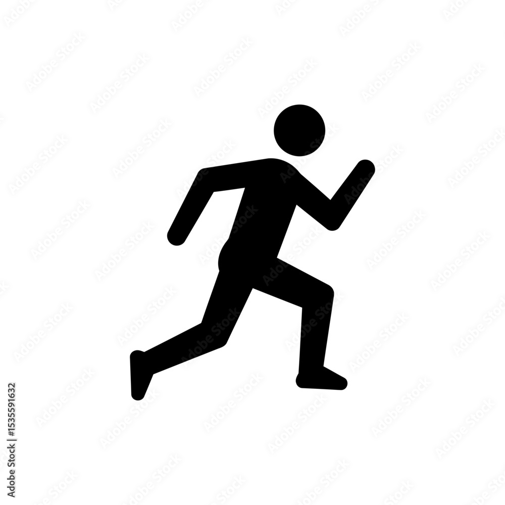 Athlete performing jumping jack exercise cardio fitness movement Athlete performing jumping jack exercise cardio fitness movement