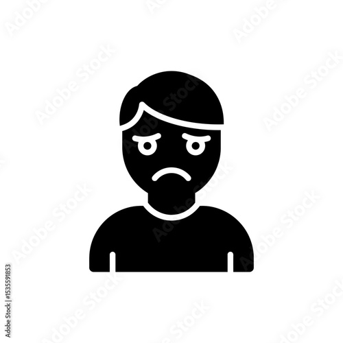 Character showing confused expression uncertain and puzzled