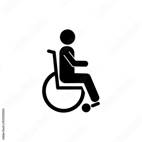 Person in a wheelchair promoting accessibility and social inclusion