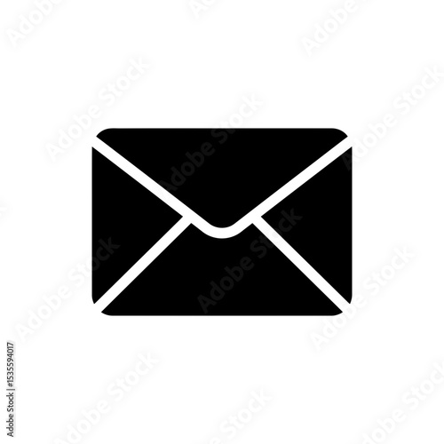 Classic Envelope Icon Representing Mail Services and Inbox Messaging