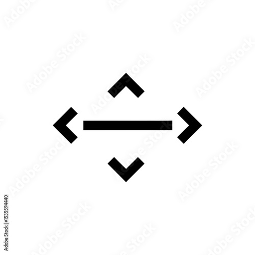 Right Alignment Bars Icon for Text Layout and Interface Design