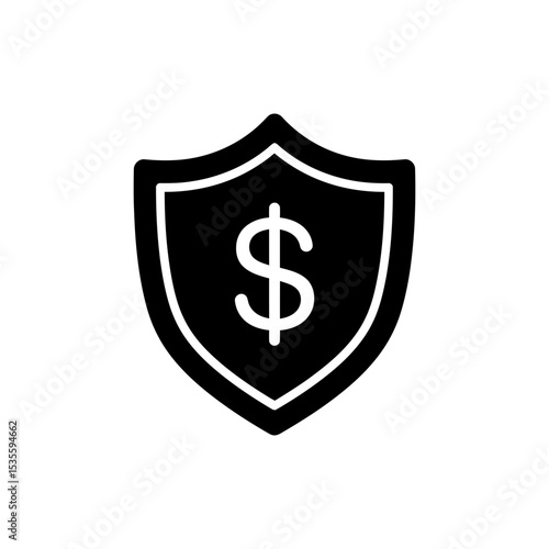 Free Download Dollar Symbol Inside Secure Shield Icon for Safe Financial Transfer - GFXLoad
