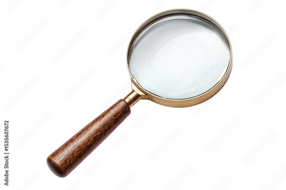 Magnifying glass isolated on a white background Magnifying glass isolated on a white background