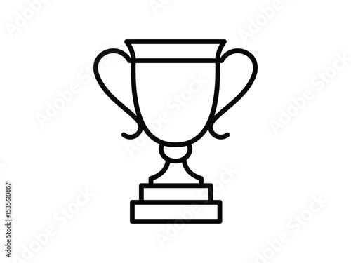 Trophy Symbol for Sports Awards