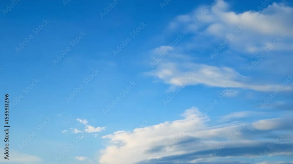 Stunning Azure Sky Canvas: A Breathtaking View of Clouds and Blue Stunning Azure Sky Canvas: A Breathtaking View of Clouds and Blue