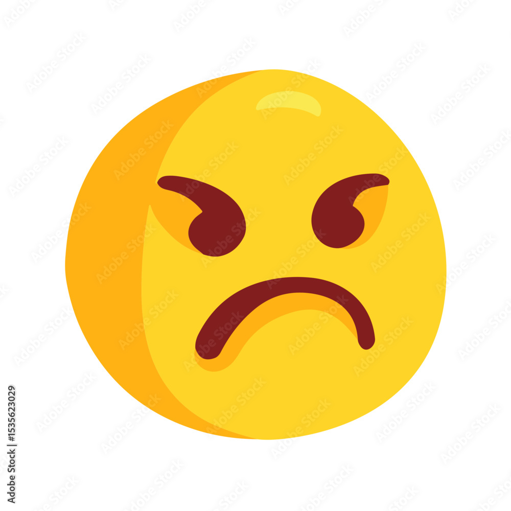 Fototapeta premium Angry Face