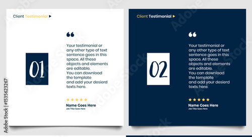 Creative Testimonial Editable Vector template, Empty speech bubbles, What our Clients Say, Quote, Review, Feedback, Infographic Template, Label, text box layout design, recommendation note, rate us