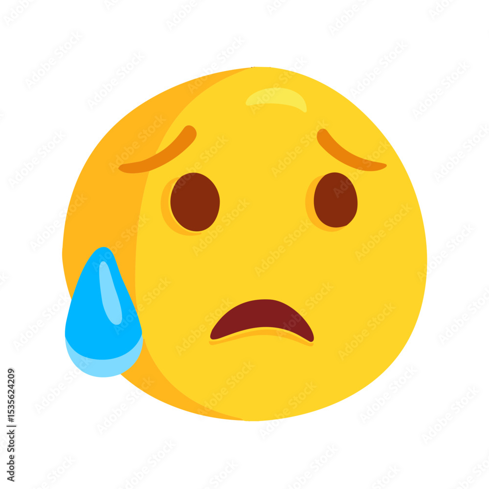 Fototapeta premium Disappointed but Relieved Face