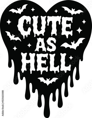 Gothic Heart Scalable SVG Vector Graphic with Editable Paths and Layers for Web, UI Design, Digital Art, and Print Applications