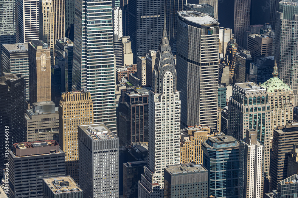 Obraz premium ニューヨーク ミッドタウンの街並み