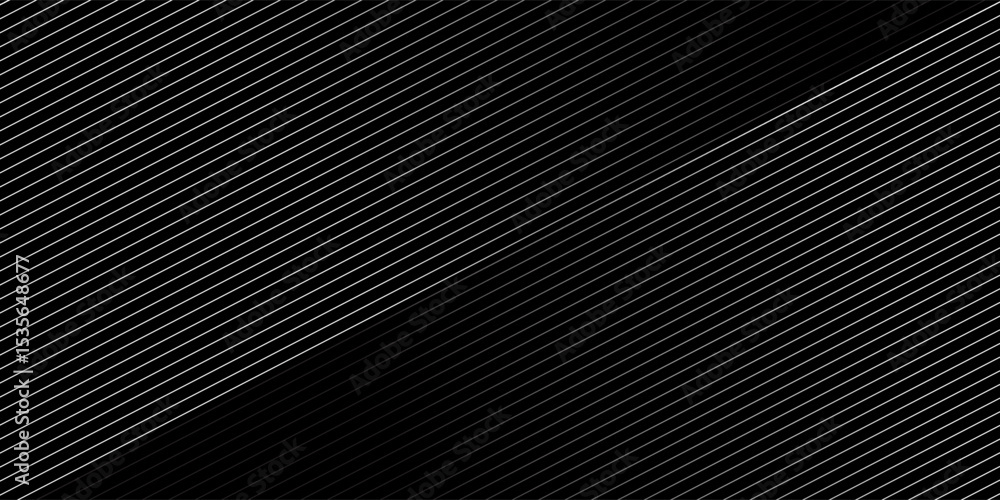 Black oblique straight line background. Masculine dark linear abstract wallpaper. Elegant luxury striped gradient texture. Grey diagonal lines backdrop for flyer, banner, poster, presentation. Vector Black oblique straight line background. Masculine dark linear abstract wallpaper. Elegant luxury striped gradient texture. Grey diagonal lines backdrop for flyer, banner, poster, presentation. Vector