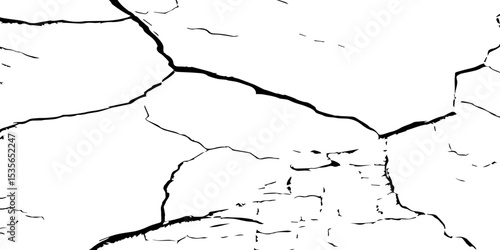 "Cracked High-resolution black and white texture background. Ideal for grunge design, aged surfaces, weathered wall effects, and abstract digital art. Perfect for overlays and distressed aesthetics"