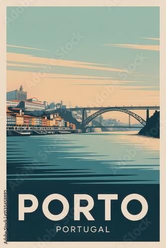 Vintage Porto Travel Poster