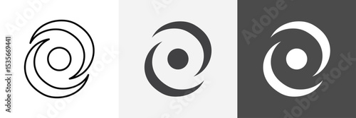 Galaxy icon set vector art