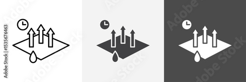 quick dry icon set vector art