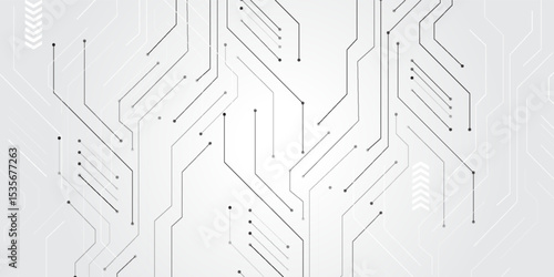 Circuit technology background with hi-tech digital data connection system and computer electronic design
