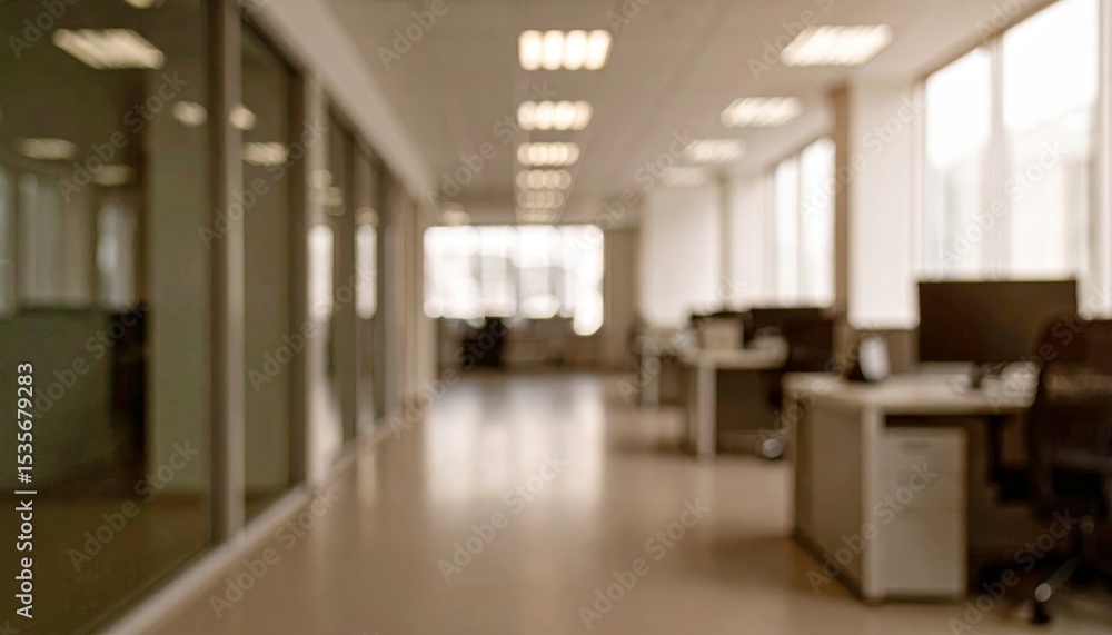 Abstract blurred office interior room. blurry working space Abstract blurred office interior room. blurry working space