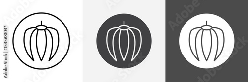 Ylang ylang icon set vector art