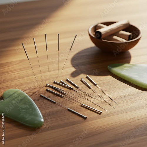 Acupuncture Needles and Gua Sha Tools Holistic Wellness and Healing