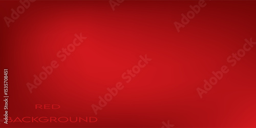 Abstract red gradient background, light and shadow on the backdrop with dimensions, hot tone wall with intense color, horizontal wallpaper.