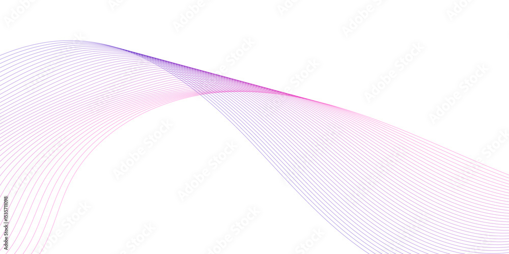Fototapeta premium Abstract wave background with blue line pattern. Futuristic wave pattern. technology Dynamic concept. Vector illustration