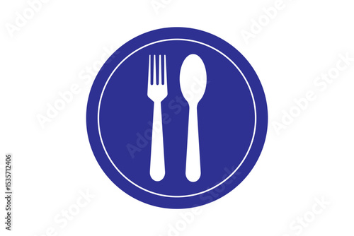spoon and fork icon vector illustration. spoon, fork and knife icon vector. restaurant sign and symbol. 