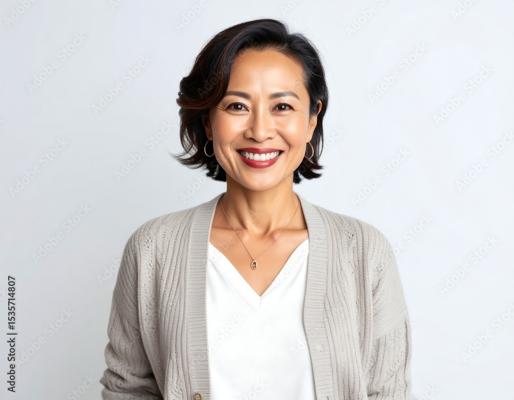 Smiling mature woman Smiling mature woman