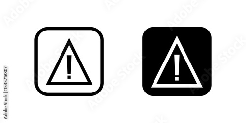 A collection of caution and warning sign icons, widely used in logistics, packaging, and safety for indicating potential hazards.