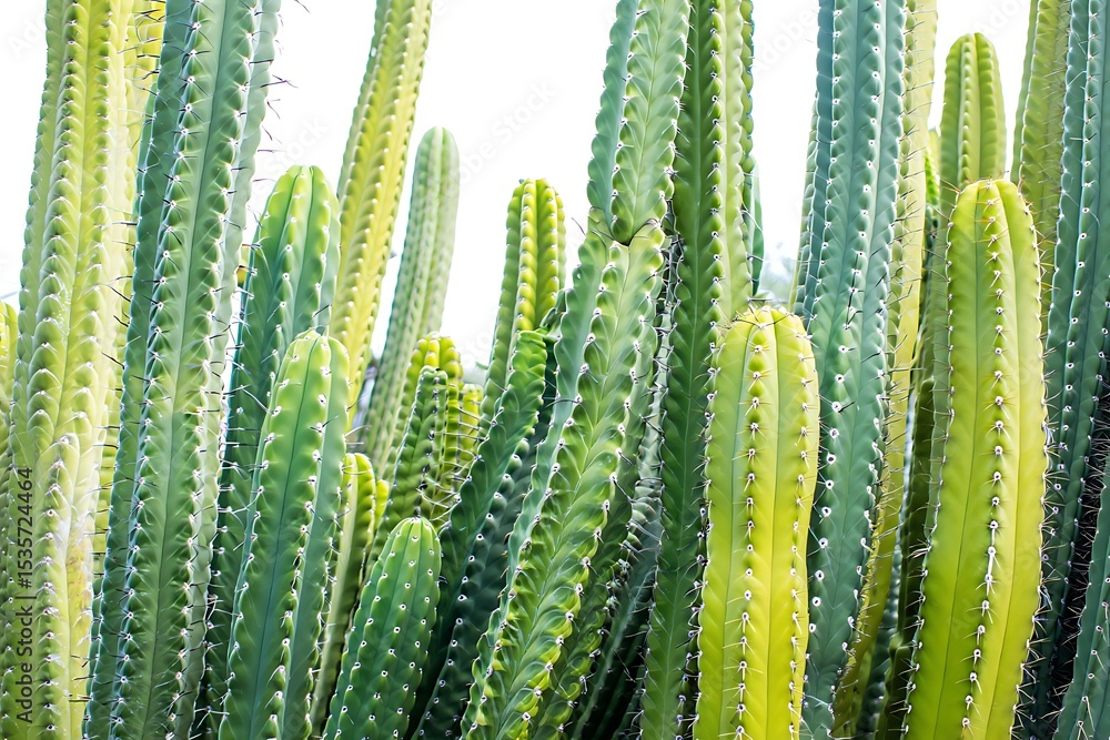 Green and Yellow Cactus Plants Close Up Texture cacti Green and Yellow Cactus Plants Close Up Texture cacti