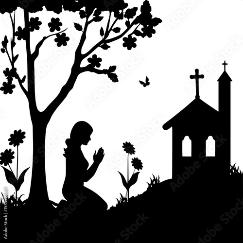  A promise of God's abiding presence, especially in moments of humble prayer.

