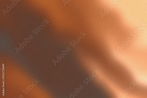 Blurred Orange Brown Grainy Marble Texture with Shadow and Light Background