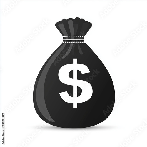 Black high cost icon in clipart style, isolated on white background, symbolizing expensive pricing, financial burden, premium value, or increased expenditure in a bold and minimalist vector design

