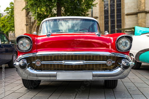 Papier peint red american classic car