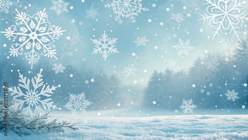Winter Wonderland Snowy Lan...