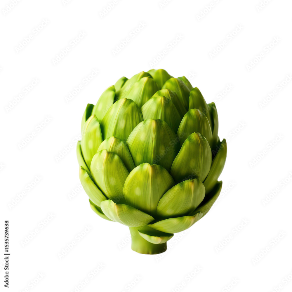 Fototapeta premium artichoke with transparent background PNG and JPEG image