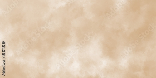 Watercolor of light brown dust explosion beige textured background with rough subtle distressed and grunge powder stains for vintage design, soft and smooth texture with designs element.