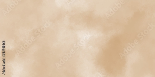 Watercolor of light brown dust explosion beige textured background with rough subtle distressed and grunge powder stains for vintage design, soft and smooth texture with designs element.