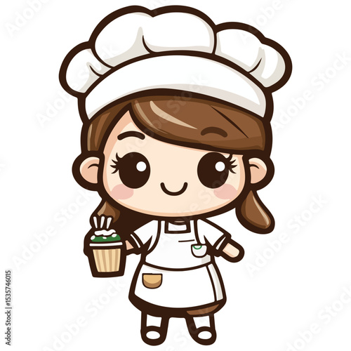 Chef in uniform. Cook logo. Chef Hat. Professional chef.