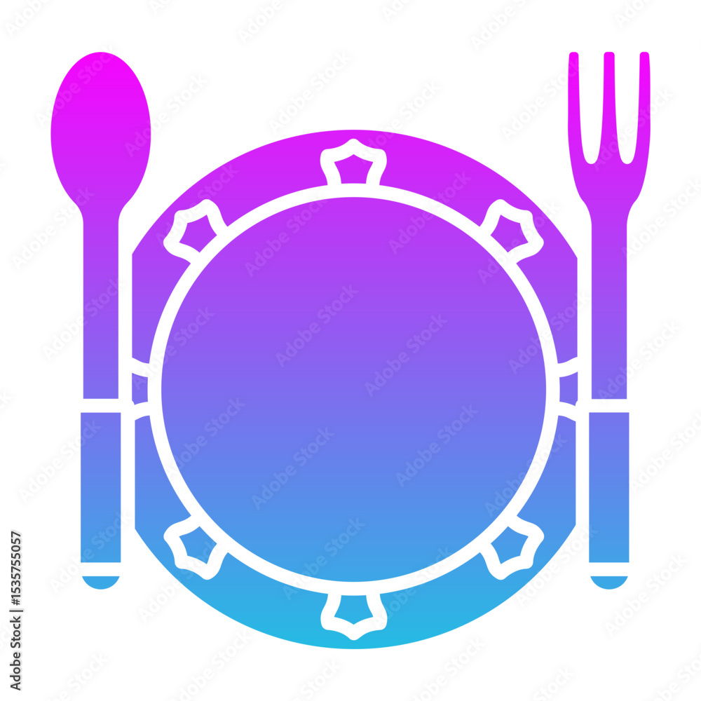 Naklejka premium Restaurant Icon
