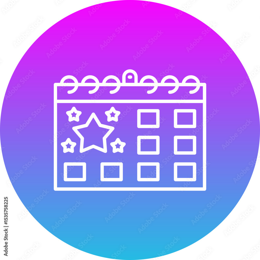 Fototapeta premium Calendar Icon