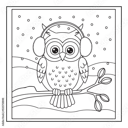Christmas, black and white christmas coloring pages, christmas coloring book, holiday, bold and easy cute christmas coloring pages, line art, illustration, coloring book, coloring pages